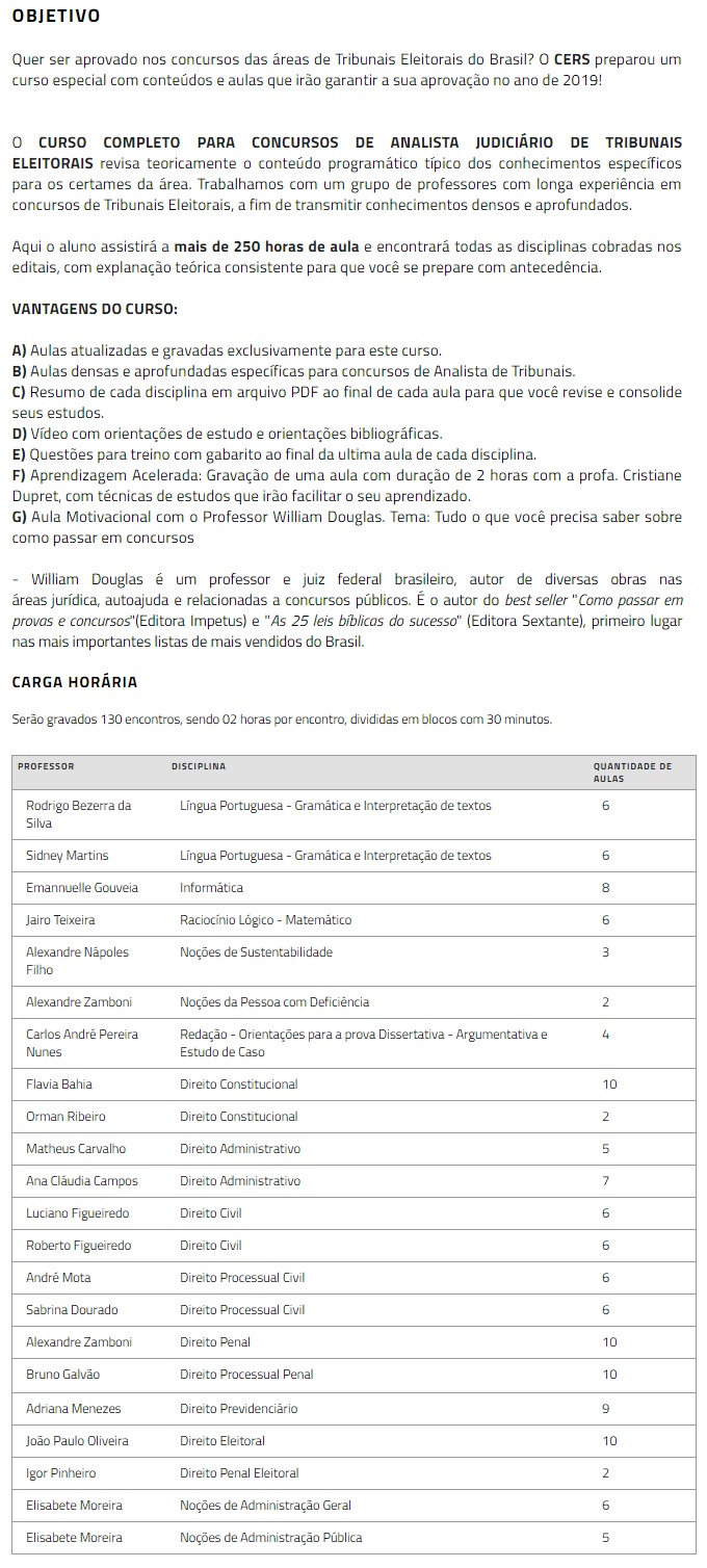 Rateio Analista dos Tribunais Eleitorais 2019.2 (C) 5